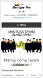 Mobile Screenshot of mantijas-tev.lv